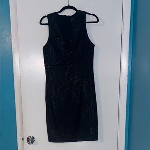 Night Way Collections Sparkling Black Mini Dress